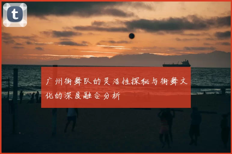 广州街舞队的灵活性探秘与街舞文化的深度融合分析