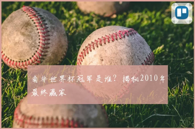 南非世界杯冠军是谁？揭秘2010年最终赢家