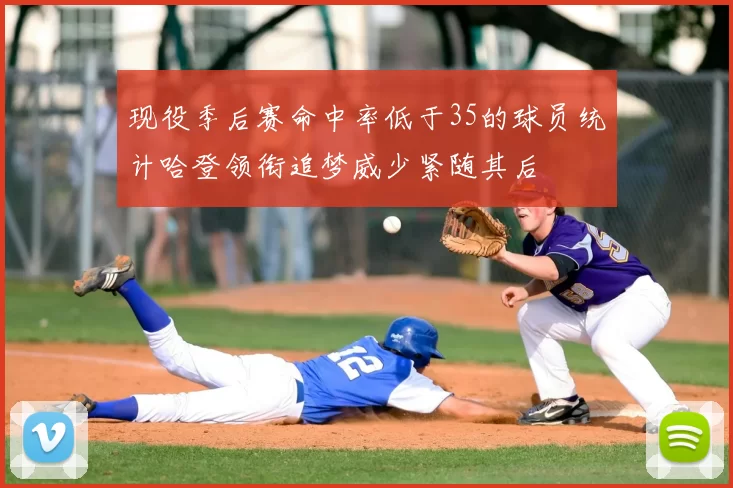 现役季后赛命中率低于35的球员统计哈登领衔追梦威少紧随其后