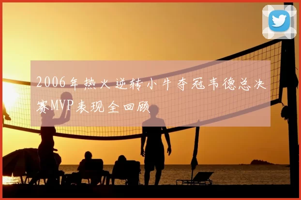 2006年热火逆转小牛夺冠韦德总决赛MVP表现全回顾